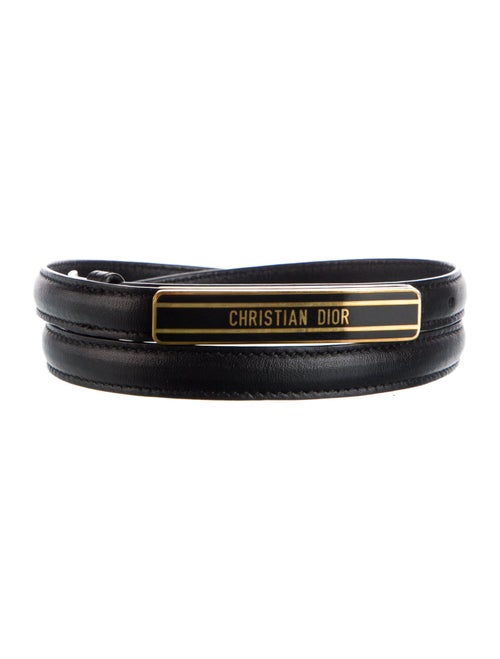 Christian Dior Skinny Leather Belt Kit