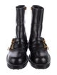 Christian Dior Leather Combat Boots