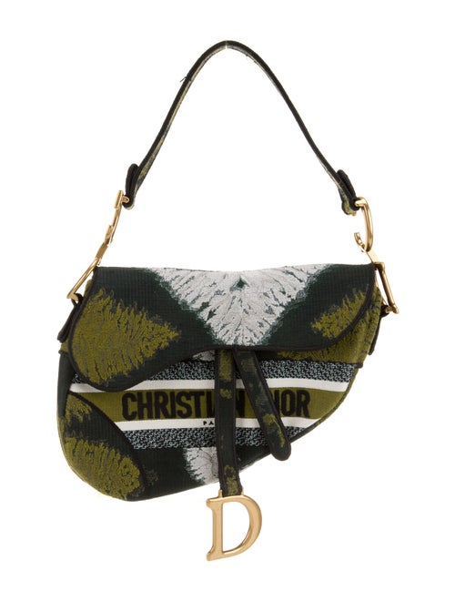 Christian Dior Canvas Saddle Medium