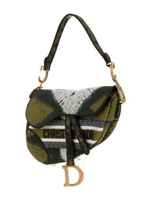 Christian Dior Canvas Saddle Medium