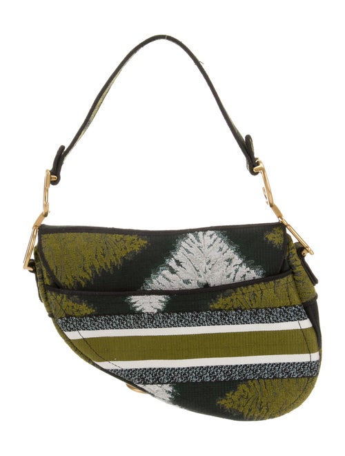 Christian Dior Canvas Saddle Medium