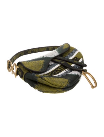 Christian Dior Canvas Saddle Medium