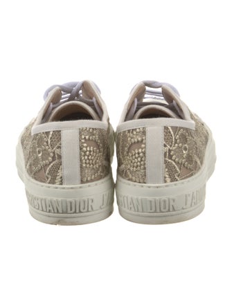 Christian Dior Walk' n' Dior Lace Macrame Sneakers