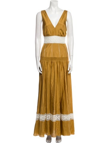 Christian Dior Dresses Silk Long Dress Us6, Fr38 | M