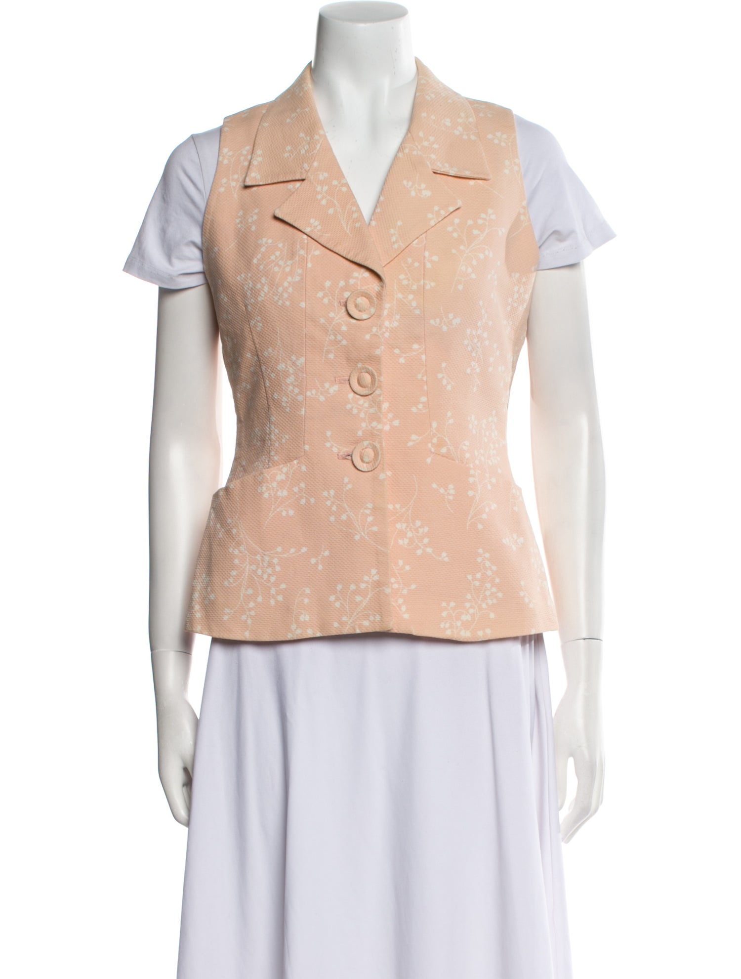 Christian Dior Floral Print Vest