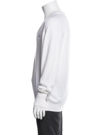 Christian Dior V-Neck Long Sleeve Pullover