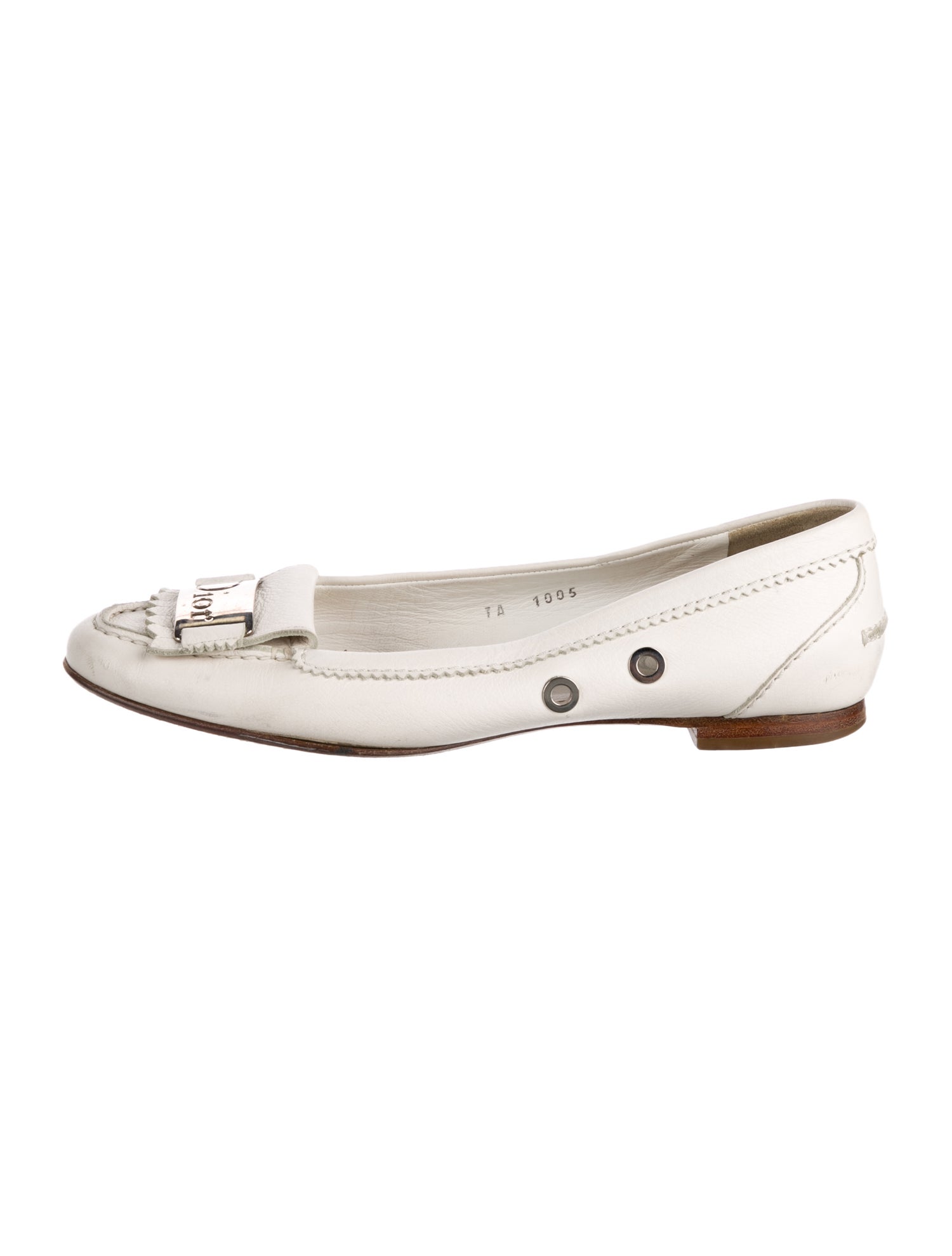 Christian Dior Leather Flats