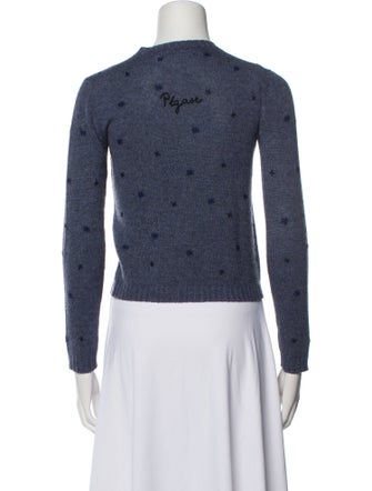 Christian Dior Cashmere Graphic Print Sweater