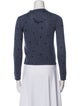 Christian Dior Cashmere Graphic Print Sweater