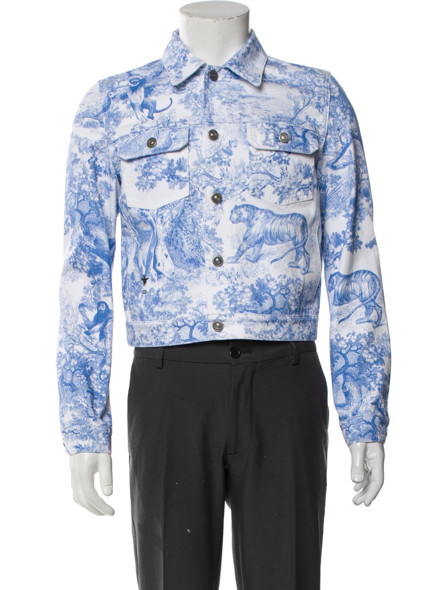 Christian Dior Printed Denim Jacket