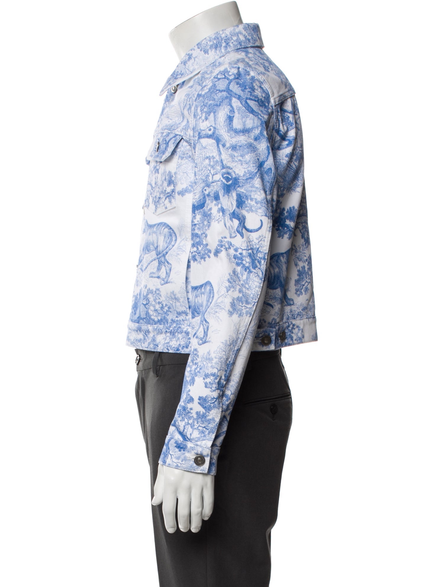 Christian Dior Printed Denim Jacket