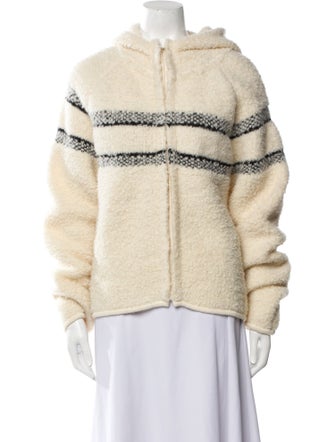 Christian Dior Wool Faux Fur Jacket