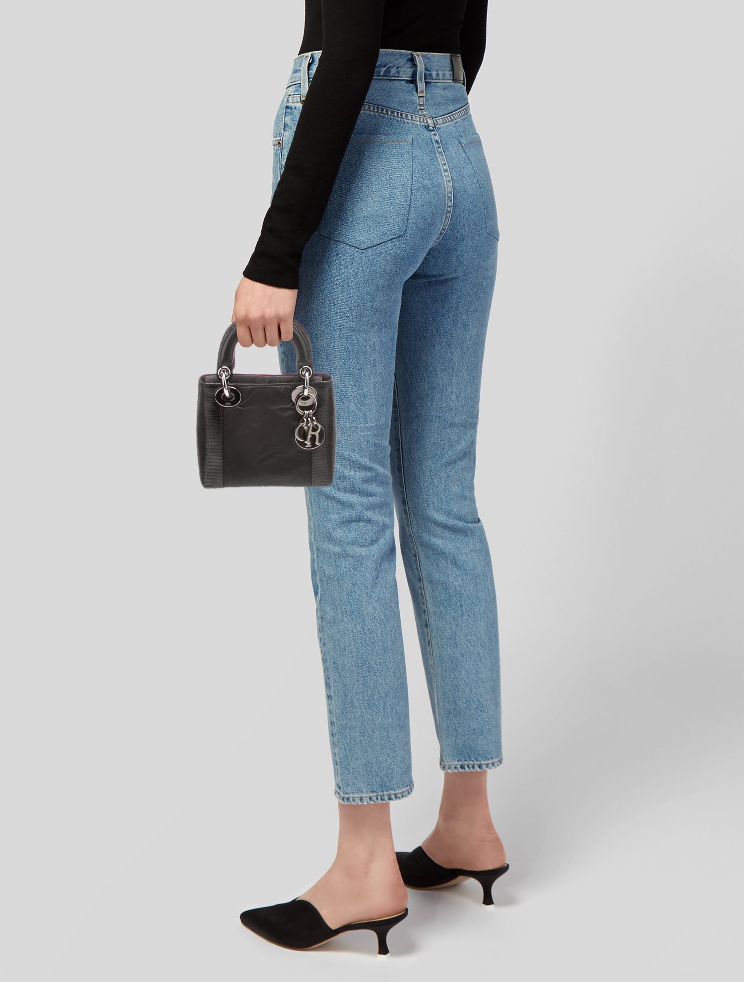 Christian Dior Nylon Top Handle Bag