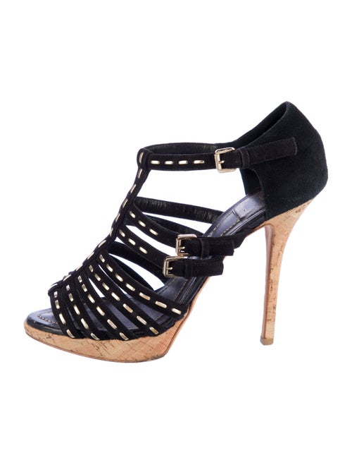 Christian Dior Suede Gladiator Sandals