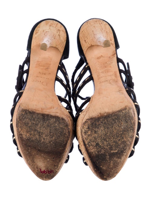 Christian Dior Suede Gladiator Sandals