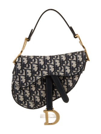 Christian Dior Oblique Jacquard Saddle