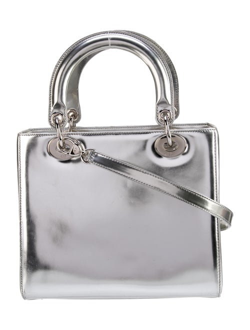 Christian Dior Patent Leather Lady Dior Medium