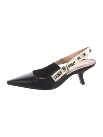 Christian Dior J'Adior Leather Slingback Pumps