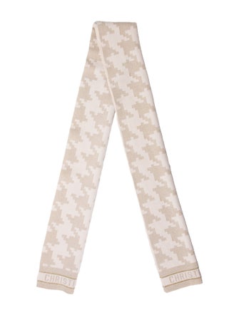 Christian Dior Silk Floral Print Scarf