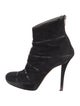 Christian Dior Suede Lace-Up Boots