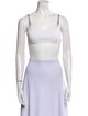 Christian Dior Square Neckline Sleeveless Crop Top