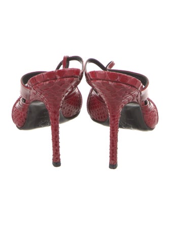 Christian Dior Snakeskin Mules