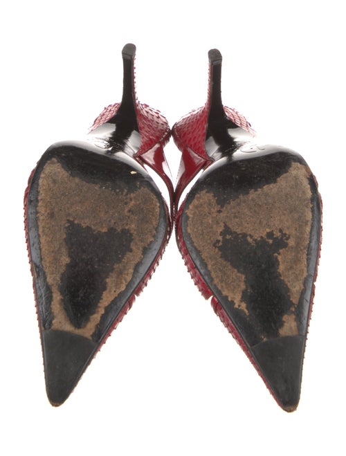 Christian Dior Snakeskin Mules