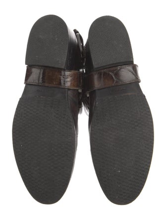 Christian Dior Leather Moto Boots