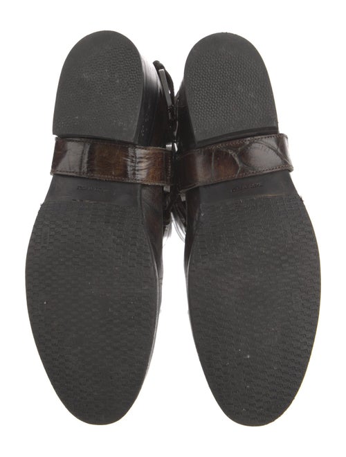 Christian Dior Leather Moto Boots