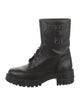 Christian Dior Leather Combat Boots
