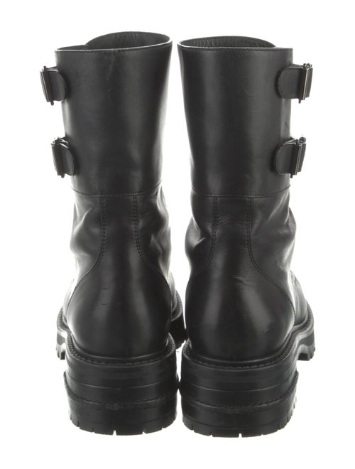 Christian Dior Leather Combat Boots