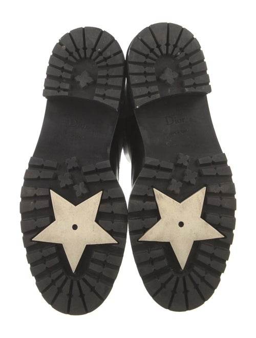 Christian Dior Leather Combat Boots