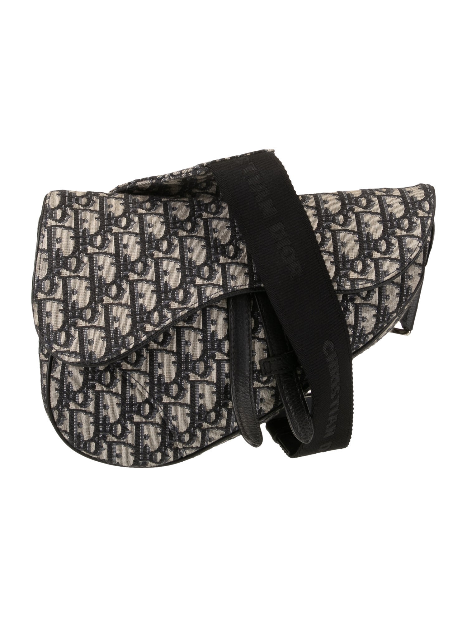 DIOR MEN Oblique Jacquard Saddle