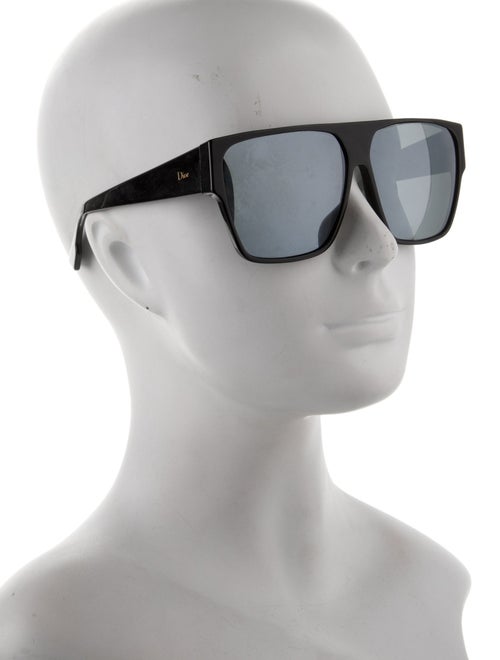 Christian Dior Square Mirrored Sunglasses