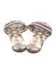 Christian Dior Canvas Printed Slides