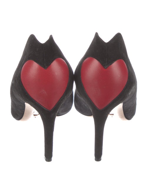 Christian Dior Suede Colorblock Pattern Pumps