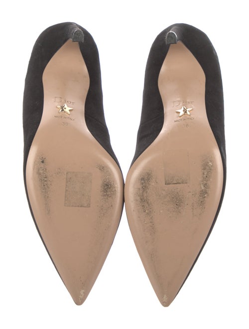 Christian Dior Suede Colorblock Pattern Pumps