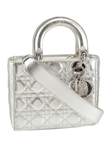 Christian Dior Handle Bags Cannage Lady Small