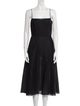 Christian Dior Square Neckline Midi Length Dress