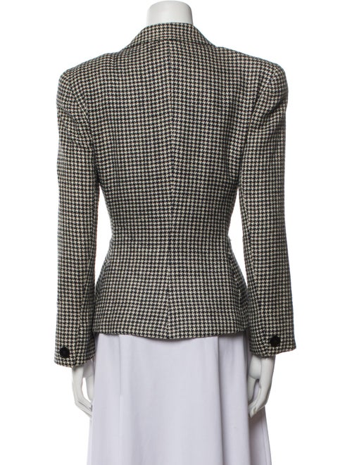 Christian Dior Houndstooth Print Blazer