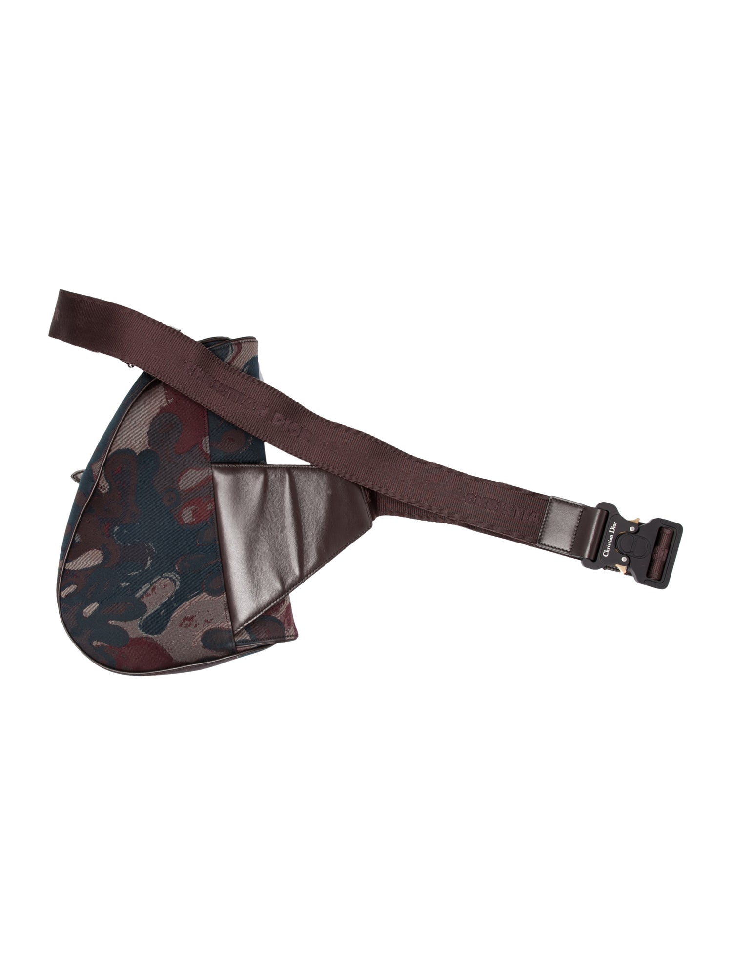 DIOR x Peter Doig Canvas Saddle