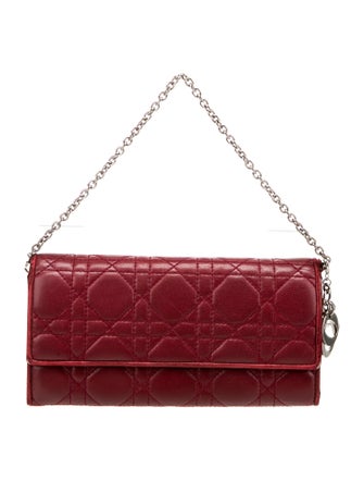 Christian Dior Cannage Wallet on Chain