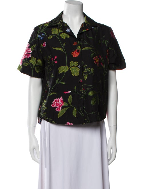 Christian Dior 2023 Printed Button-Up Top