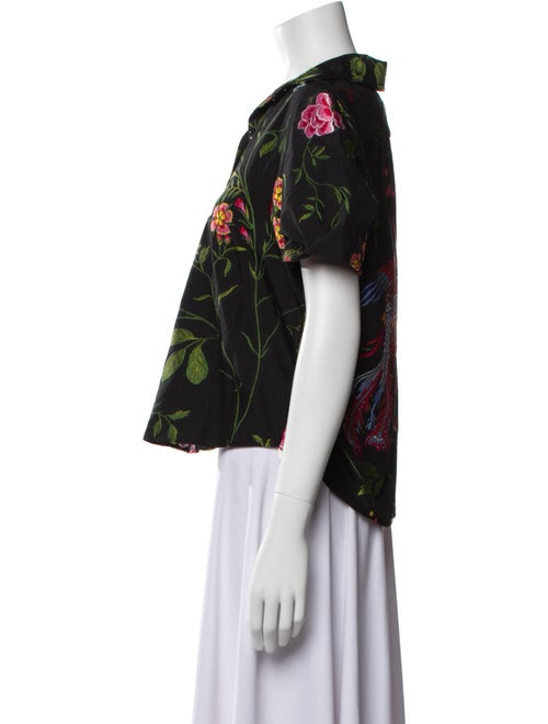 Christian Dior 2023 Printed Button-Up Top