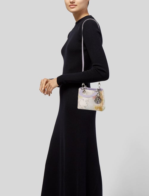 Christian Dior Snakeskin Lady Dior Mini