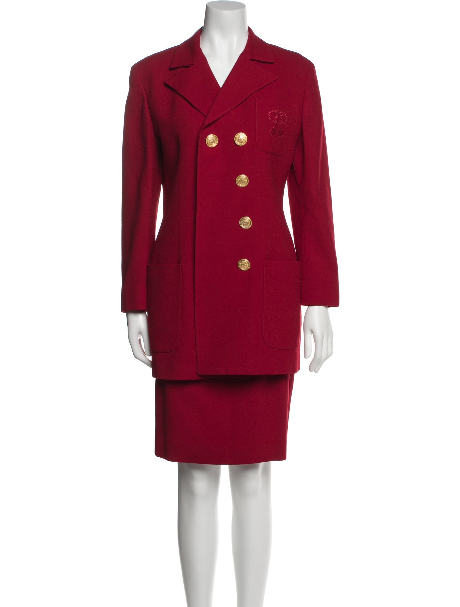 Christian Dior Wool Skirt Suit