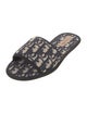 Christian Dior Oblique Jacquard Terry Cloth Slides