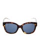 Christian Dior Square Tinted Sunglasses