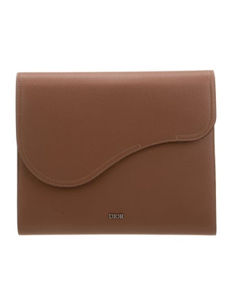 DIOR MEN Leather Saddle Tablet Case