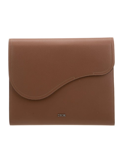 DIOR MEN Leather Saddle Tablet Case